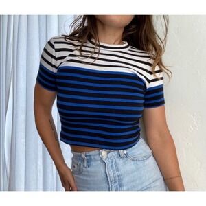 Alexander Wang Striped Knit Tee – Size Medium